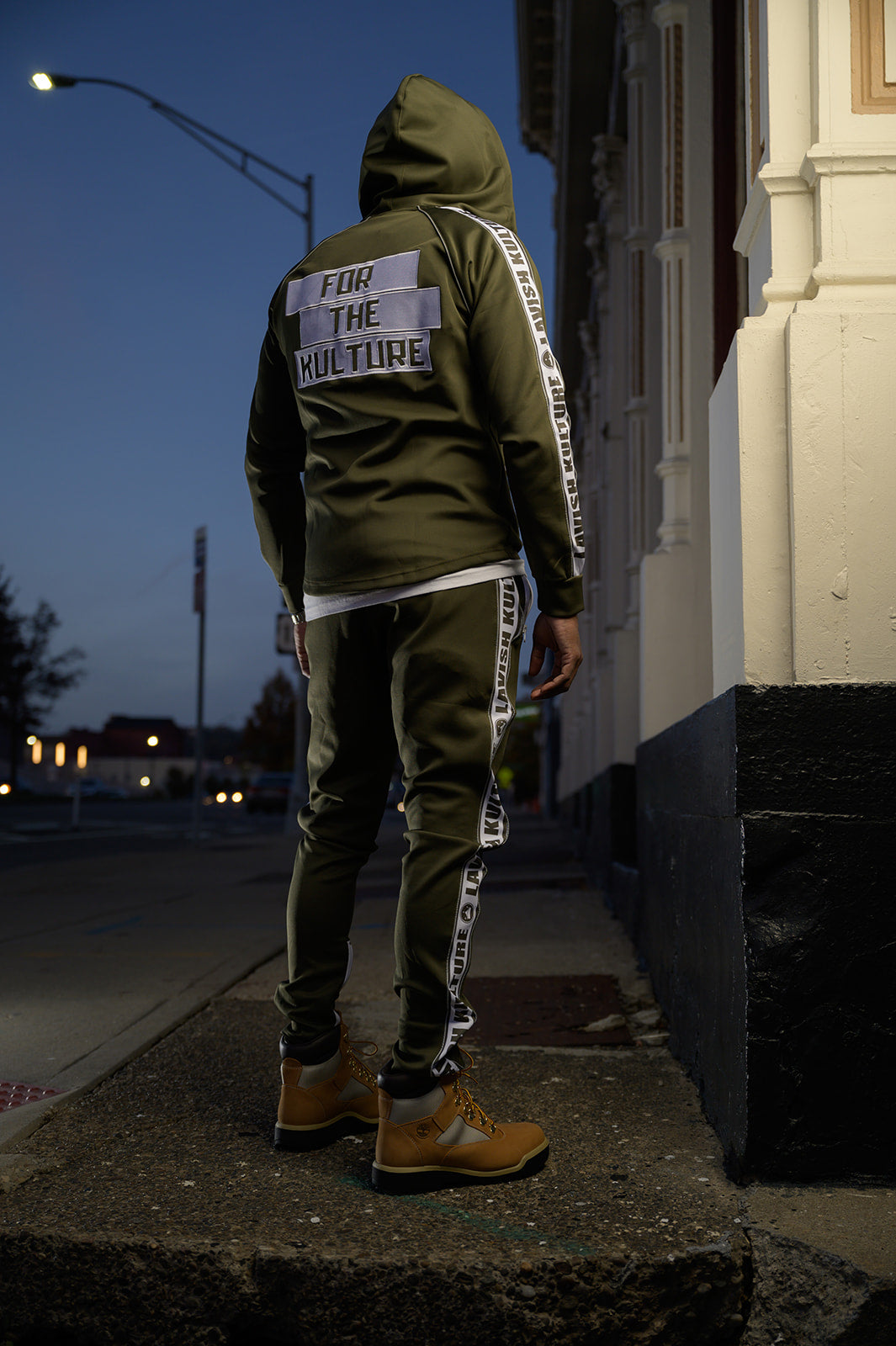 Olive Reflection Track Suit