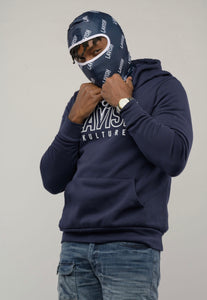 Navy Hooded Mask
