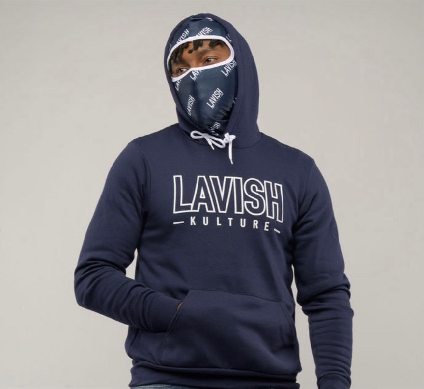 Navy Hooded Mask